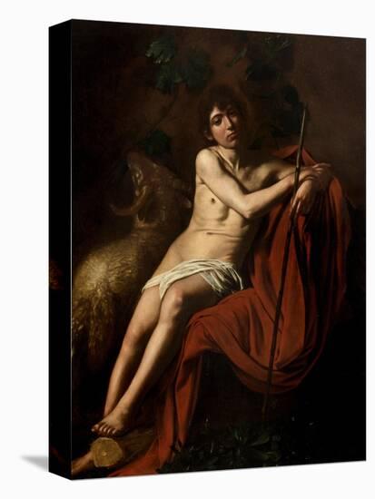 St. John the Baptist-Caravaggio-Stretched Canvas