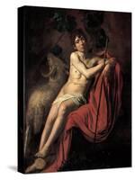 St. John the Baptist-Caravaggio-Stretched Canvas