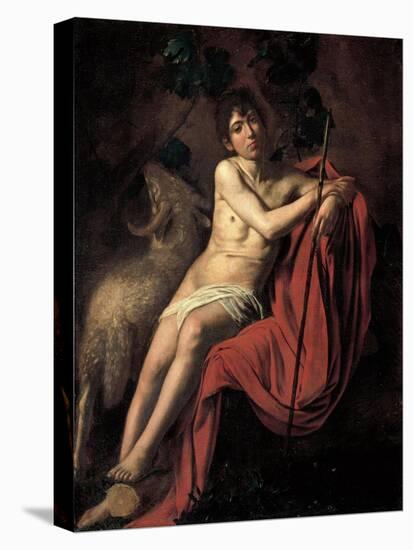 St. John the Baptist-Caravaggio-Stretched Canvas