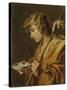 St John the Baptist-Matthias Stom-Stretched Canvas