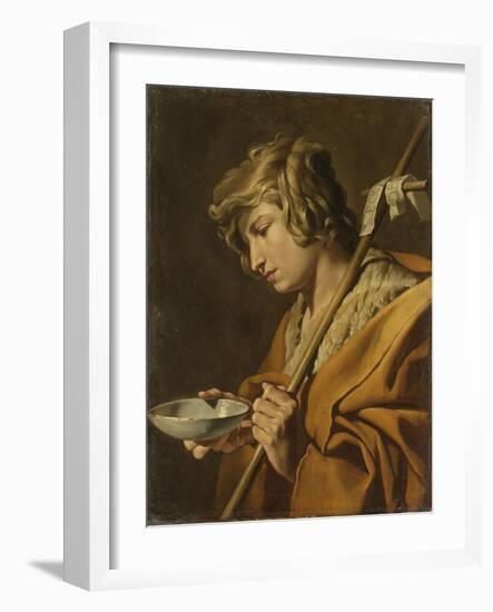 St John the Baptist-Matthias Stom-Framed Art Print