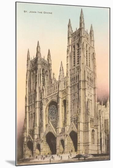 St. John the Divine Cathedral, New York City-null-Mounted Art Print
