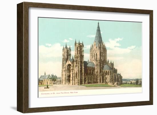 St. John the Divine Cathedral, New York City-null-Framed Art Print