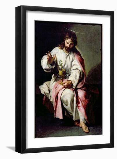 St. John the Evangelist and the Poisoned Cup, 1636-38-Alonso Cano-Framed Giclee Print