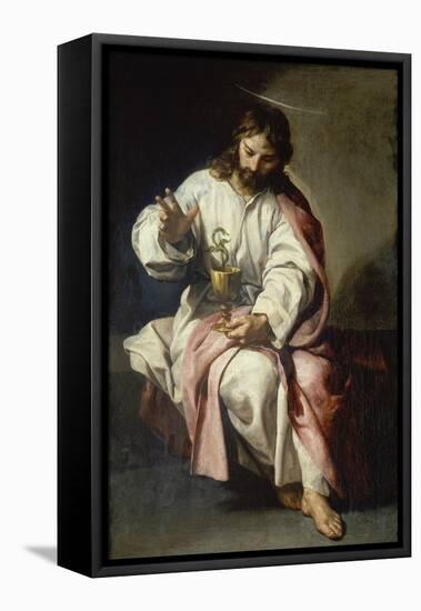 St, John the Evangelist and the Poisoned Cup, 1636-38-Alonso Cano-Framed Stretched Canvas