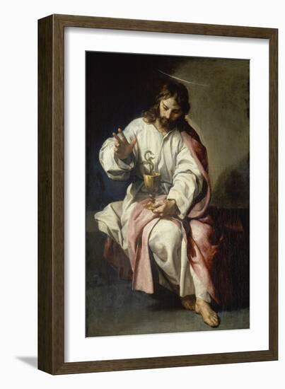 St, John the Evangelist and the Poisoned Cup, 1636-38-Alonso Cano-Framed Giclee Print