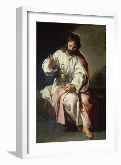 St, John the Evangelist and the Poisoned Cup, 1636-38-Alonso Cano-Framed Giclee Print