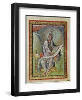 St. John the Evangelist, Commissioned by Ebbo, Archbishop of Reims-null-Framed Giclee Print