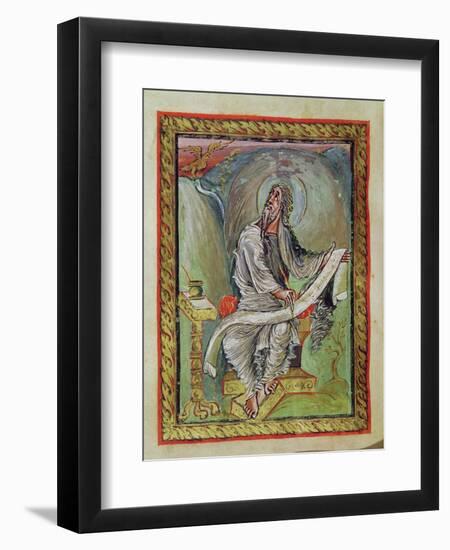 St. John the Evangelist, Commissioned by Ebbo, Archbishop of Reims-null-Framed Giclee Print