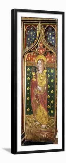 St. John the Evangelist, Detail of the Rood Screen, St. Agnes Church, Cawston, Norfolk, Uk-null-Framed Premium Giclee Print