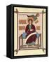 St John the Evangelist from the Lindisfarne (Durha) Gospel Book, C720-null-Framed Stretched Canvas
