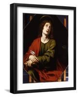 St. John the Evangelist (Oil on Canvas)-Carlo Dolci-Framed Giclee Print