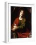 St. John the Evangelist (Oil on Canvas)-Carlo Dolci-Framed Giclee Print