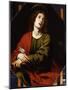 St. John the Evangelist (Oil on Canvas)-Carlo Dolci-Mounted Giclee Print