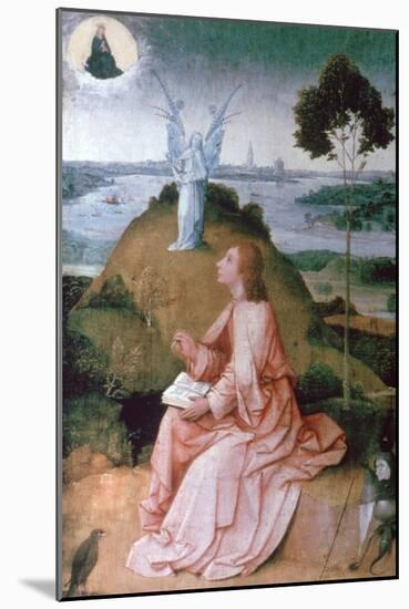 St John the Evangelist on Patmos, 1504-1505-Hieronymus Bosch-Mounted Giclee Print