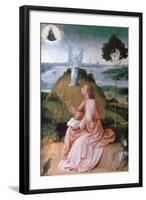 St John the Evangelist on Patmos, 1504-1505-Hieronymus Bosch-Framed Giclee Print