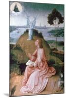 St John the Evangelist on Patmos, 1504-1505-Hieronymus Bosch-Mounted Giclee Print