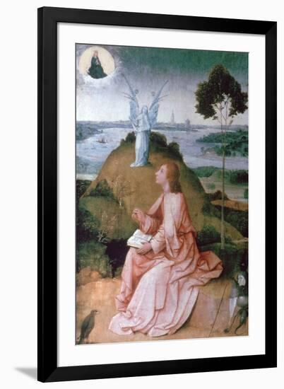 St John the Evangelist on Patmos, 1504-1505-Hieronymus Bosch-Framed Giclee Print