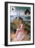 St John the Evangelist on Patmos, 1504-1505-Hieronymus Bosch-Framed Premium Giclee Print