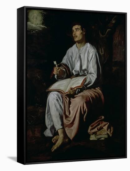 St. John the Evangelist on the Island of Patmos, c.1618-Diego Velazquez-Framed Stretched Canvas