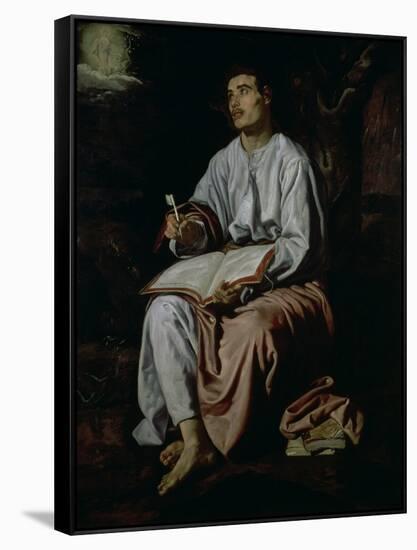 St. John the Evangelist on the Island of Patmos, c.1618-Diego Velazquez-Framed Stretched Canvas