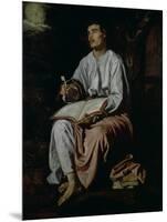 St. John the Evangelist on the Island of Patmos, c.1618-Diego Velazquez-Mounted Giclee Print