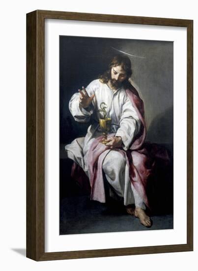 St John the Evangelist with the Poisoned Cup, 1636-Alonso Cano-Framed Giclee Print