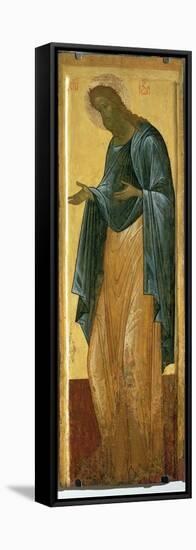 St. John the Forerunner, from the Deisis Tier of the Dormition Cathedral in Vladimir-Andrei Rublev-Framed Stretched Canvas