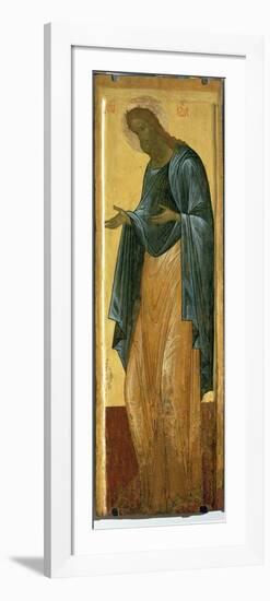 St. John the Forerunner, from the Deisis Tier of the Dormition Cathedral in Vladimir-Andrei Rublev-Framed Premium Giclee Print