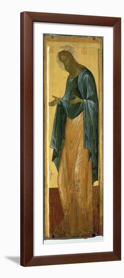 St. John the Forerunner, from the Deisis Tier of the Dormition Cathedral in Vladimir-Andrei Rublev-Framed Premium Giclee Print