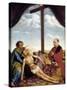 St. John, the Virgin, Dead Christ and Praying Donor-Rogier van der Weyden-Stretched Canvas