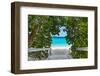 St. John, US Virgin Islands at Trunk Bay Beach Entrance.-SeanPavonePhoto-Framed Photographic Print