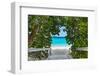 St. John, US Virgin Islands at Trunk Bay Beach Entrance.-SeanPavonePhoto-Framed Photographic Print