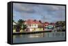 St. Johns, Antigua, Leeward Islands, West Indies, Caribbean, Central America-Robert-Framed Stretched Canvas