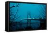 St. Johns Bridge II-Erin Berzel-Framed Stretched Canvas