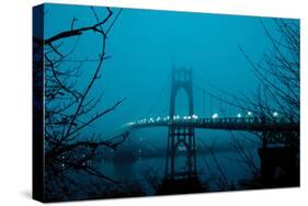 St. Johns Bridge II-Erin Berzel-Stretched Canvas