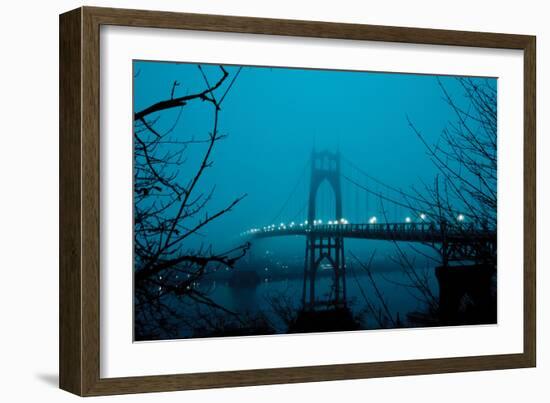 St. Johns Bridge II-Erin Berzel-Framed Photographic Print