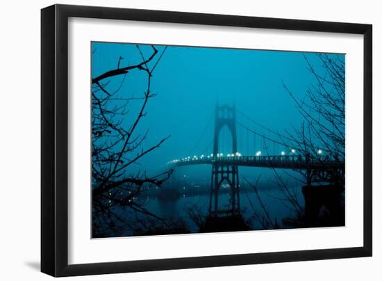 St. Johns Bridge II-Erin Berzel-Framed Photographic Print