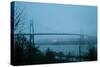 St. Johns Bridge VII-Erin Berzel-Stretched Canvas