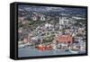 St. Johns Harbour and Downtown Area, St. John'S, Newfoundland, Canada, North America-Michael Nolan-Framed Stretched Canvas