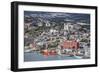 St. Johns Harbour and Downtown Area, St. John'S, Newfoundland, Canada, North America-Michael Nolan-Framed Photographic Print