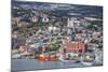 St. Johns Harbour and Downtown Area, St. John'S, Newfoundland, Canada, North America-Michael Nolan-Mounted Photographic Print