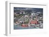 St. Johns Harbour and Downtown Area, St. John'S, Newfoundland, Canada, North America-Michael Nolan-Framed Photographic Print