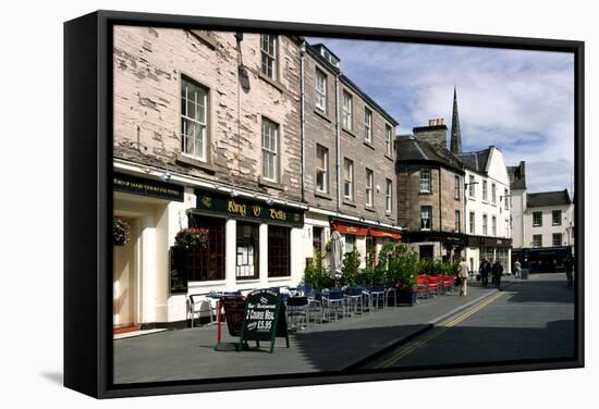 St Johns Place, Perth, Scotland-Peter Thompson-Framed Stretched Canvas