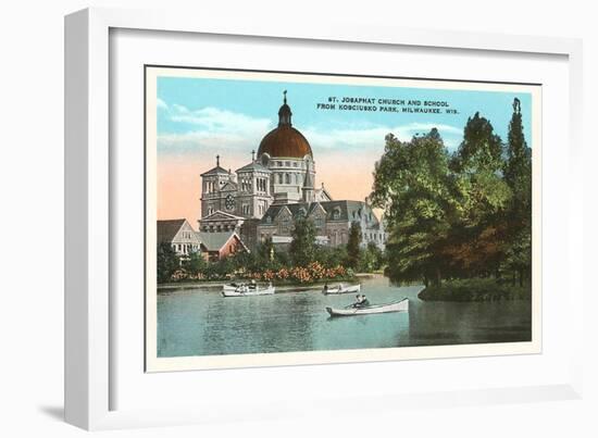 St. Josaphat Church, Milwaukee, Wisconsin-null-Framed Art Print