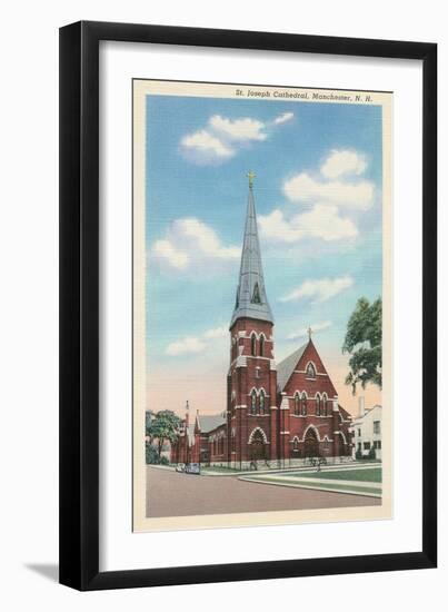 St, Joseph Cathedral, Manchester, New Hampshire-null-Framed Art Print