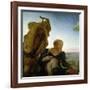 St. Joseph from "Rest on the Flight into Egypt," 1805-06-Philipp Otto Runge-Framed Giclee Print