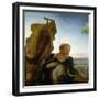 St. Joseph from "Rest on the Flight into Egypt," 1805-06-Philipp Otto Runge-Framed Giclee Print