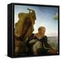 St. Joseph from "Rest on the Flight into Egypt," 1805-06-Philipp Otto Runge-Framed Stretched Canvas