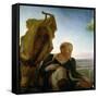 St. Joseph from "Rest on the Flight into Egypt," 1805-06-Philipp Otto Runge-Framed Stretched Canvas
